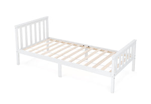 Bett Massivholz EMILY 90 x 200 cm weiss