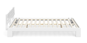 Bett Massivholz JAYDEN 140 x 200 cm weiss