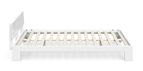 Bett Massivholz JAYDEN 140 x 200 cm weiss