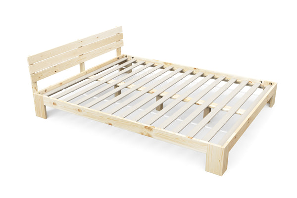 Bett Massivholz JAYDEN 160 x 200 cm nature