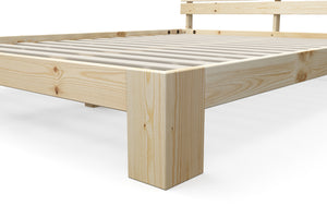 Bett Massivholz JAYDEN 160 x 200 cm nature