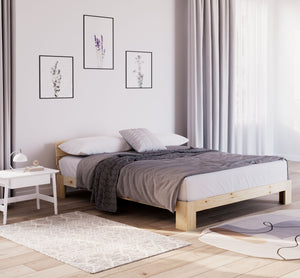 Bett Massivholz JAYDEN 160 x 200 cm nature