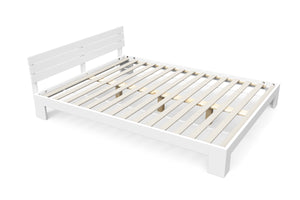 Bett Massivholz JAYDEN 160 x 200 cm weiss
