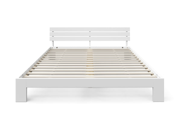 Bett Massivholz JAYDEN 160 x 200 cm weiss