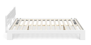 Bett Massivholz JAYDEN 160 x 200 cm weiss