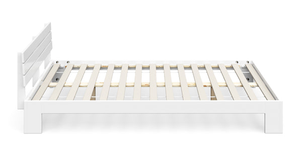 Bett Massivholz JAYDEN 160 x 200 cm weiss
