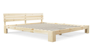 Bett Holz JAYDEN 180 x 200 cm nature
