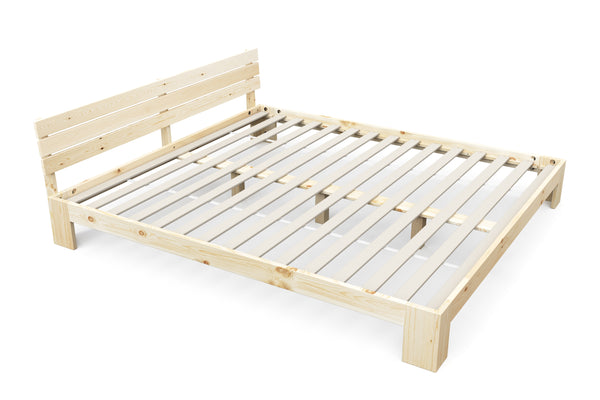 Bett Holz JAYDEN 180 x 200 cm nature