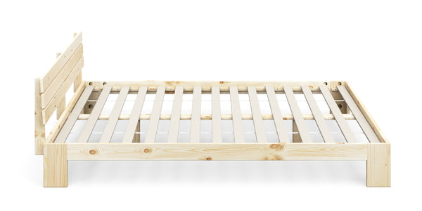 Bett Holz JAYDEN 180 x 200 cm nature