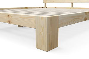 Bett Holz JAYDEN 180 x 200 cm nature