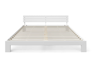 Bett Massivholz JAYDEN 180 x 200 cm weiss