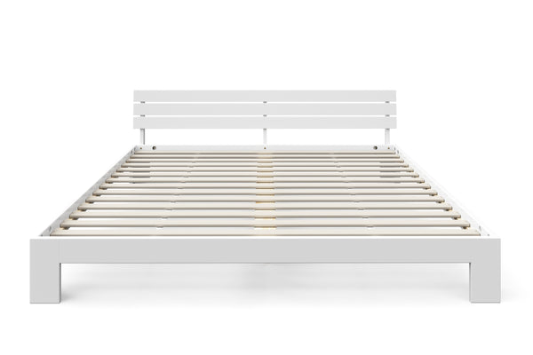 Bett Massivholz JAYDEN 180 x 200 cm weiss