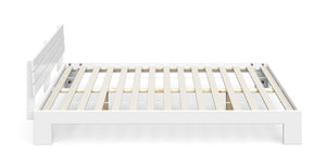 Bett Massivholz JAYDEN 180 x 200 cm weiss