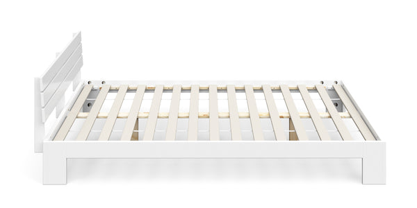 Bett Massivholz JAYDEN 180 x 200 cm weiss