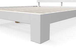 Bett Massivholz JAYDEN 180 x 200 cm weiss