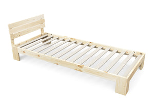 Bett Massivholz JAYDEN 90 x 200 cm nature