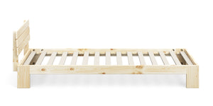 Bett Massivholz JAYDEN 90 x 200 cm nature