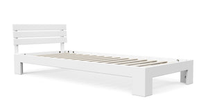 Bett Massivholz JAYDEN 90 x 200 cm weiss