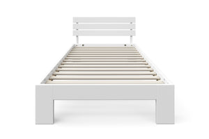 Bett Massivholz JAYDEN 90 x 200 cm weiss