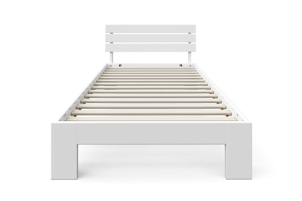 Bett Massivholz JAYDEN 90 x 200 cm weiss