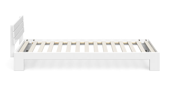 Bett Massivholz JAYDEN 90 x 200 cm weiss