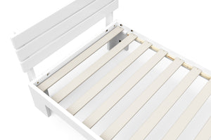 Bett Massivholz JAYDEN 90 x 200 cm weiss