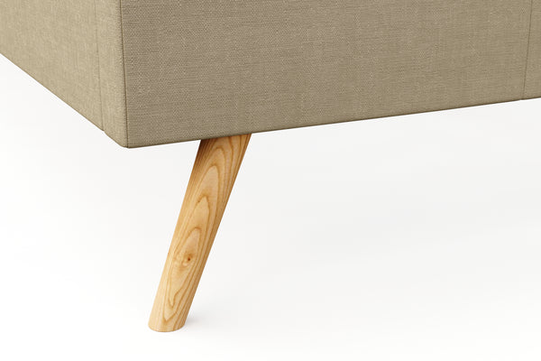 Polsterbett ELVAR 160 x 200 cm beige