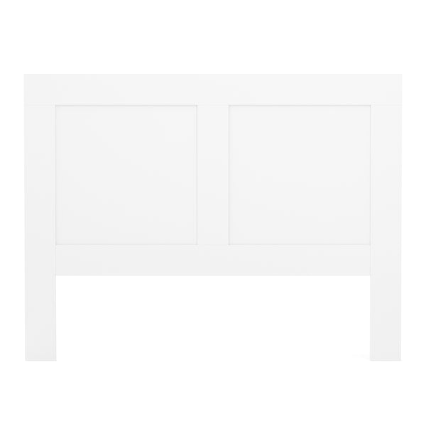 Bettkopfteil mit Stauraum 140 cm weiss