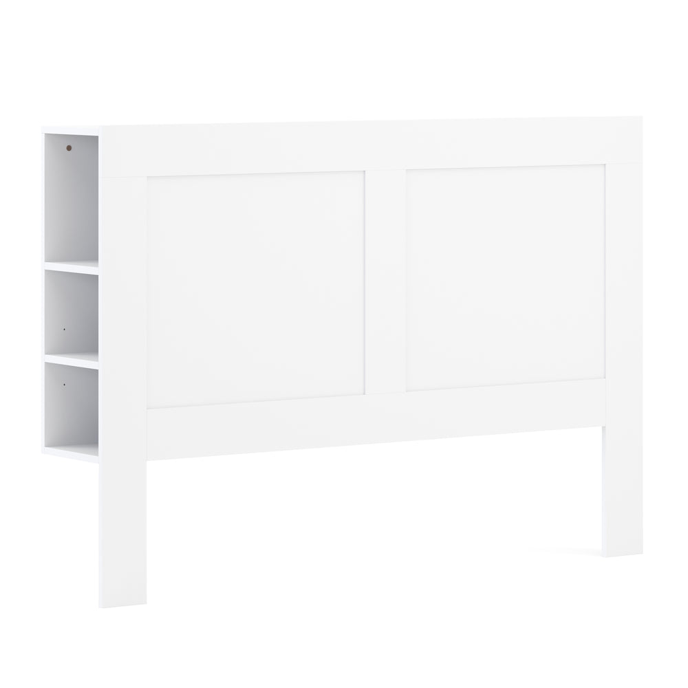 Bed headboard with storage space 160 cm white
