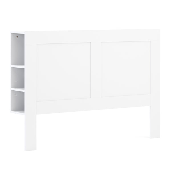 Bettkopfteil mit Stauraum 160 cm weiss