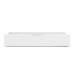 Bettschublade mit Rollen 2er Set 94 x 62 x 20 cm weiss