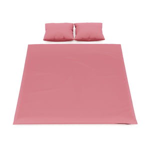 Bettwäsche 3-teilig 65 x 65 cm + 200 x 210 cm altrosa