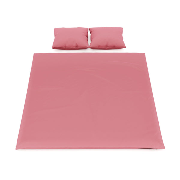 Bettwäsche 3-teilig 65 x 65 cm + 200 x 210 cm altrosa