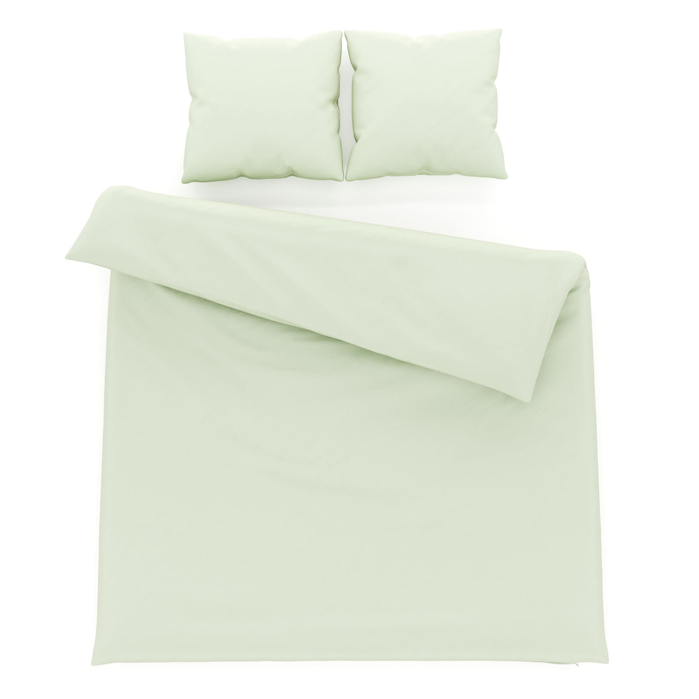 Set biancheria da letto 3 pezzi 65 x 65 cm + 200 x 210 cm verde lime
