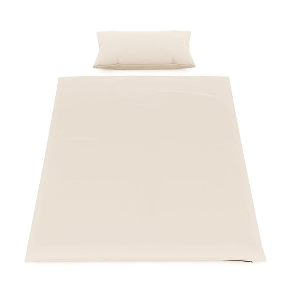 Bettwäsche Set 65 x 100 cm + 160 x 210 cm beige