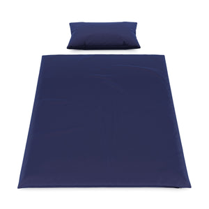 Bettwäsche Set 65 x 100 cm + 160 x 210 cm dunkelblau