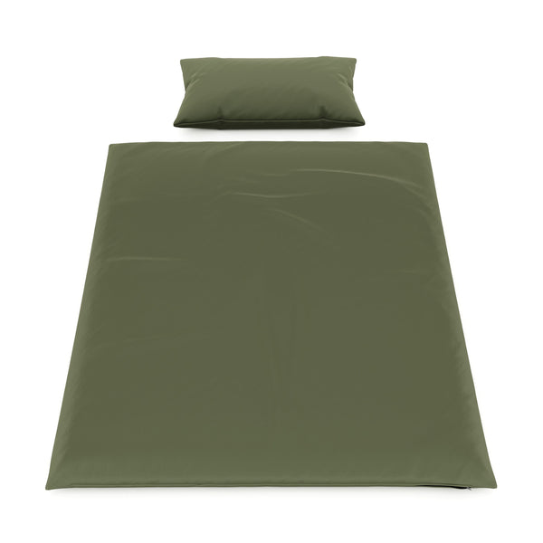 Bettwäsche Set 65 x 100 cm + 160 x 210 cm olive