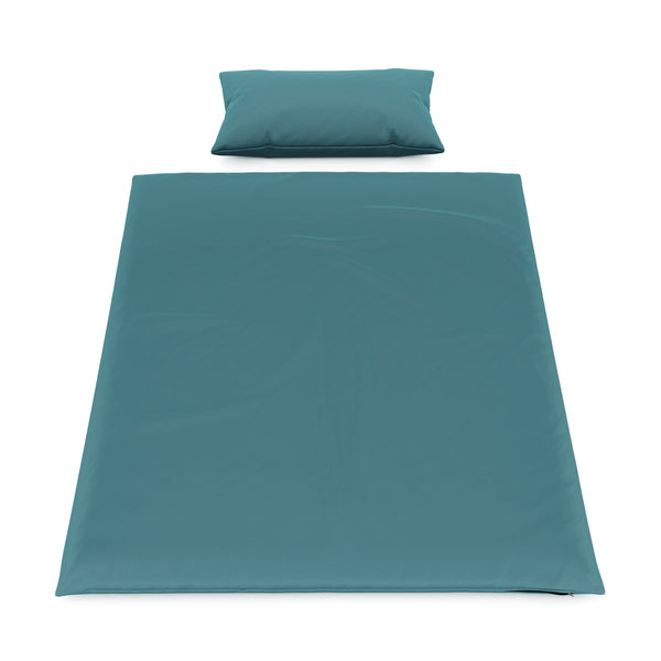 Bettwäsche Set 65 x 100 cm + 160 x 210 cm petrol