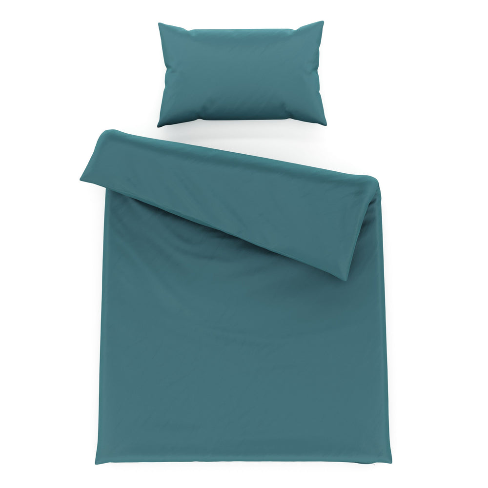 Set biancheria da letto 65 x 100 cm + 160 x 210 cm petrolio
