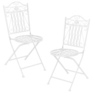 Bistro Set Biella 3-tlg. Weiss