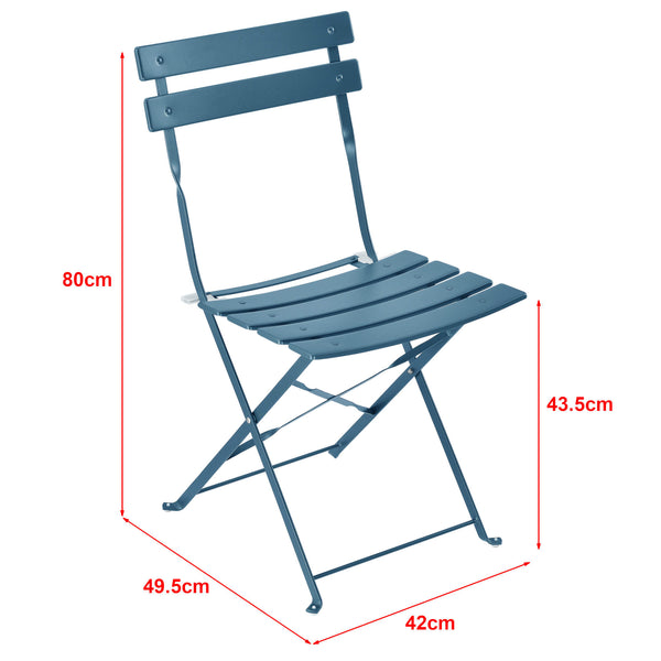 Bistro Set Caprile 3-tlg. Türkis