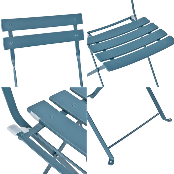 Bistro Set Caprile 3-tlg. Türkis