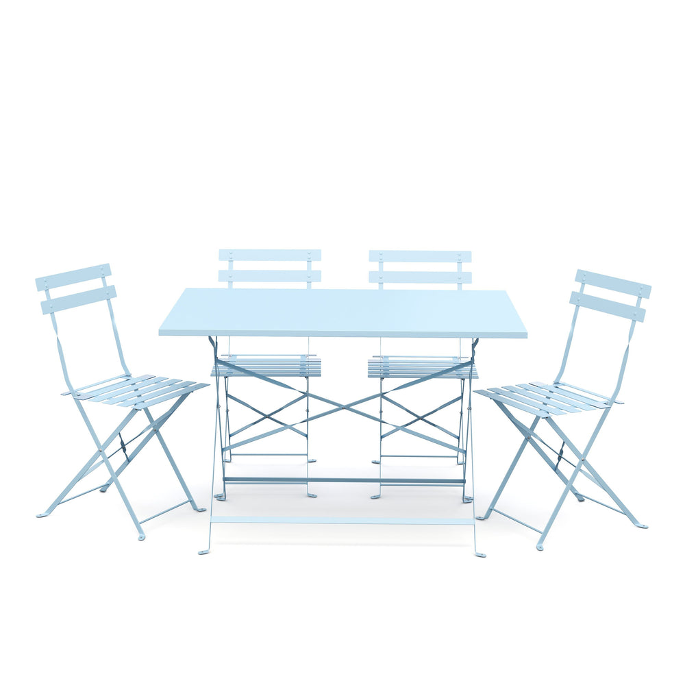 Set da bistrot da 5 pezzi, blu