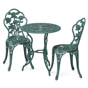 Bistroset CLEMATIS 3-teilig grün