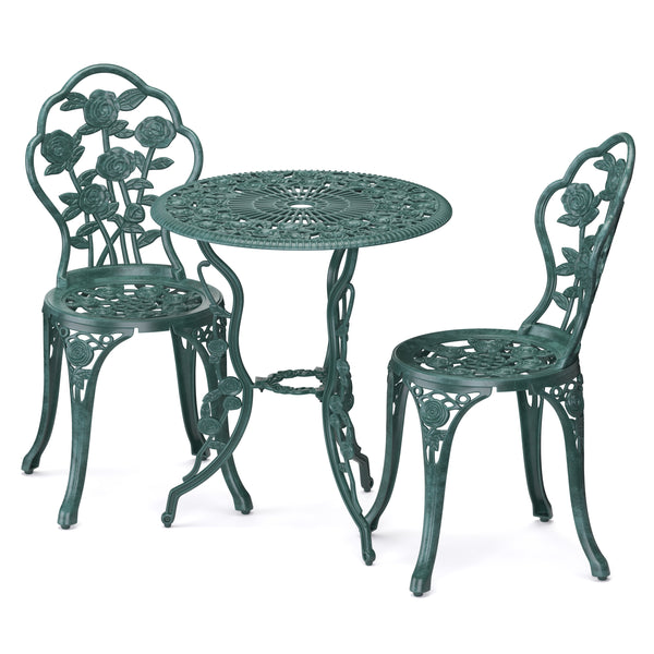 Bistroset CLEMATIS 3-teilig grün
