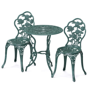 Bistroset CLEMATIS 3-teilig grün
