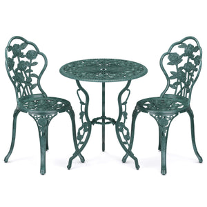 Bistroset CLEMATIS 3-teilig grün
