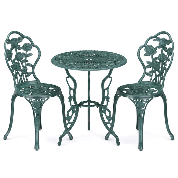 Bistroset CLEMATIS 3-teilig grün