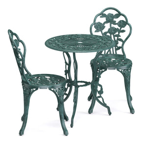 Bistroset CLEMATIS 3-teilig grün