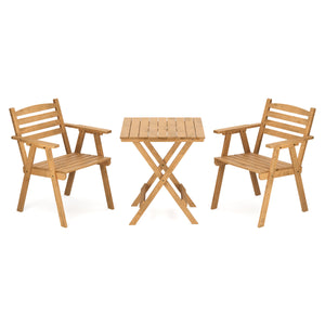 Bistroset Holz HUGO 3-teilig